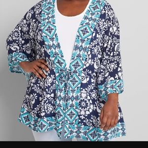 PRINTED TIE-WAIST OVERPIECE